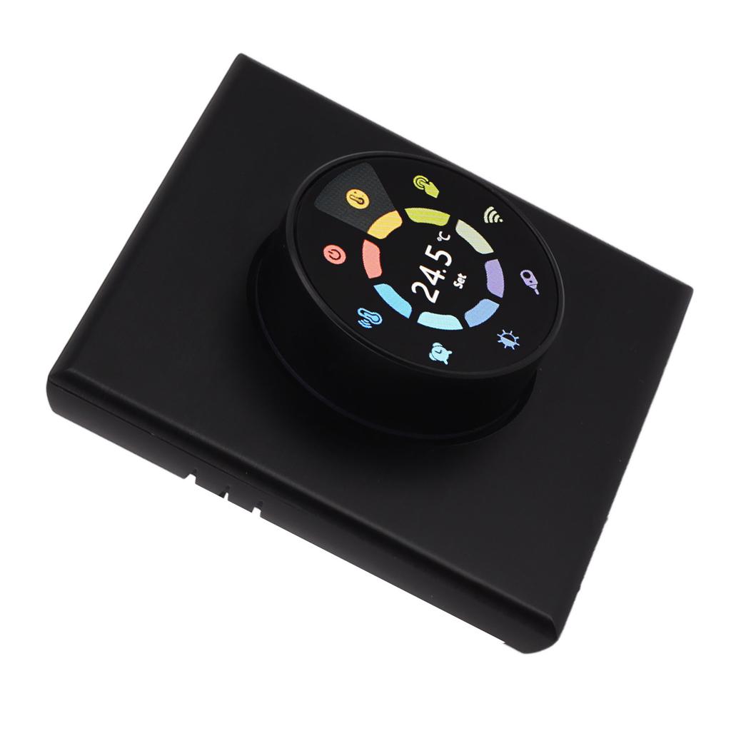 Smart Thermostat Black WiFi Thermostat APP Timer Knob Overheat Protection Voice Control AC95?240V
