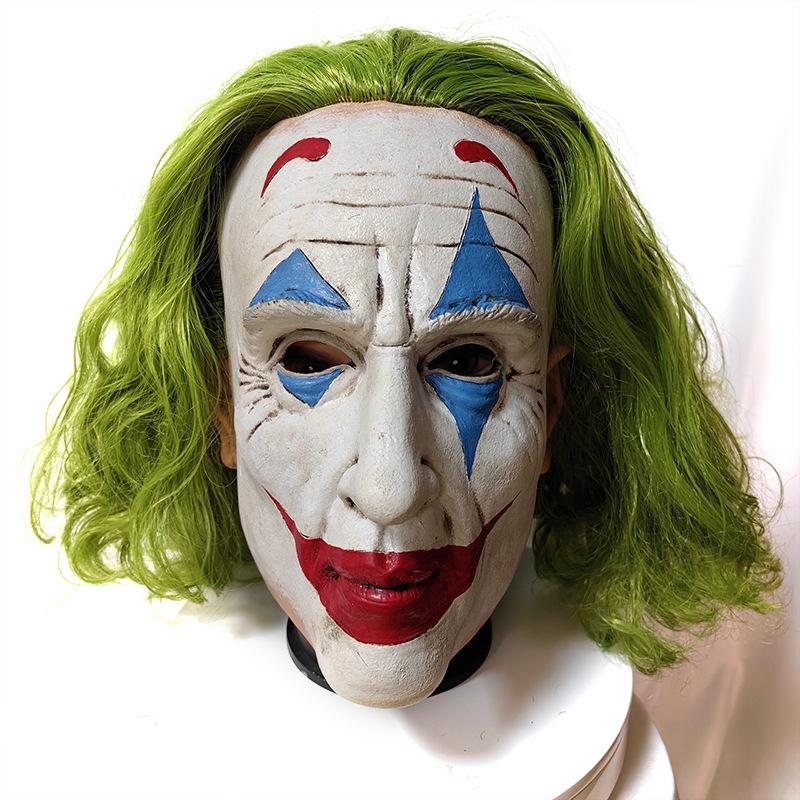 Halloween Latex Joker Mask Horror Cosplay