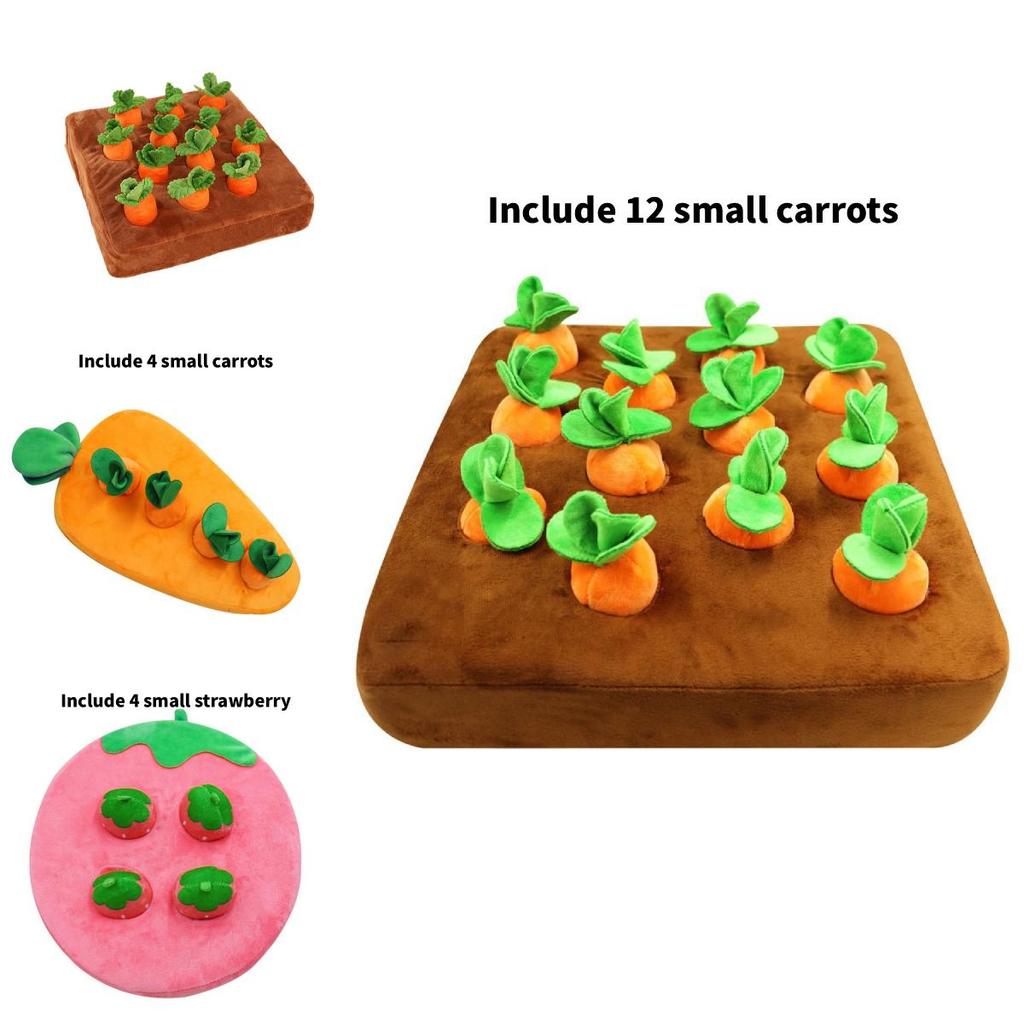 Плюшевая кукла в виде моркови с набивкой из ПП хлопка для детей и домашних животных