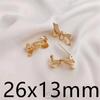 18K Gold Plated Brooch Clasp Brooch Color Preservation Accessories DIY Handmade Materials