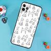 Мультяшный чехол для телефона с пуделем Для iPhone 17 Air 16 15 14 13 12 11 Pro Max 12 13 mini 15 16 Plus 16e Чехол Funda