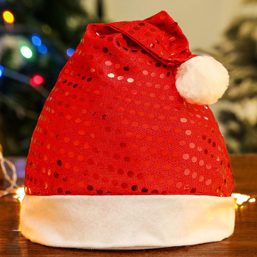 Christmas Gift Lovely Classic Santa Claus Cap Christmas Hat Festival Supplies Plush