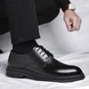 Fashion Men's Business Shoes Black Leather Formal Shoes for Men Lace Up Oxfords Wedding Party Office Summer Shoe Man Zapatos De Hombre