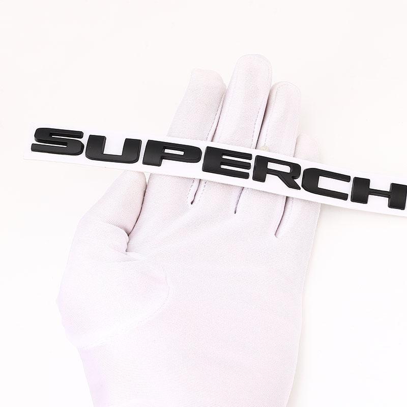3D Metal Car Sticker Emblem Auto Badge Decal for Supercharged Logo