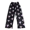 Женские Пижамные Штаны HelloKitty Мультяшные Флисовые Штаны для Отдыха на Хэллоуин Теплые с Флисовой Подкладкой Осень Зима