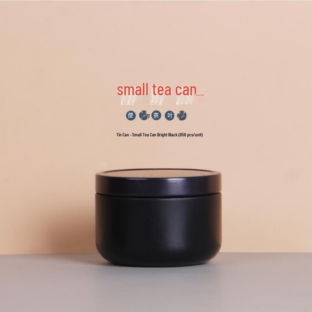 Customizable Mini Portable Tea Tin Set - Travel-Ready, Sealed & Empty