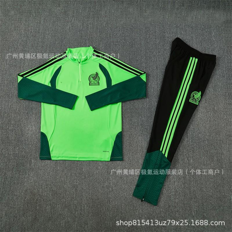 Argentina National Team Training Top Half-Zip Long Sleeve Soccer Jersey Fall Winter