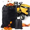 Черный 244*142 см сумка для хранения листьев газонного трактора садовая косилка подметальная машина