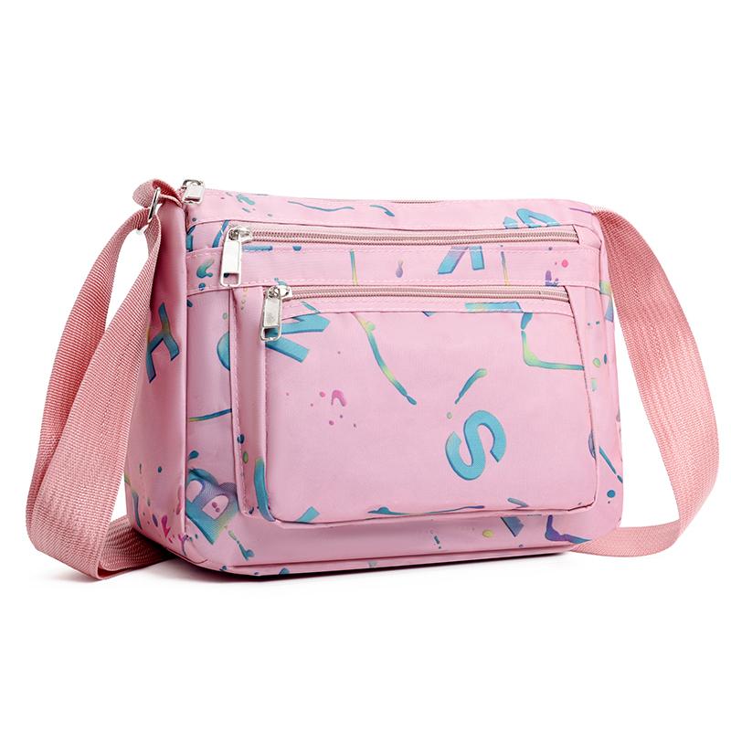 Модная женская сумка-мессенджер с несколькими карманами, высококачественная прочная тканевая сумка, женская легкая нейлоновая сумка через плечо для женщин