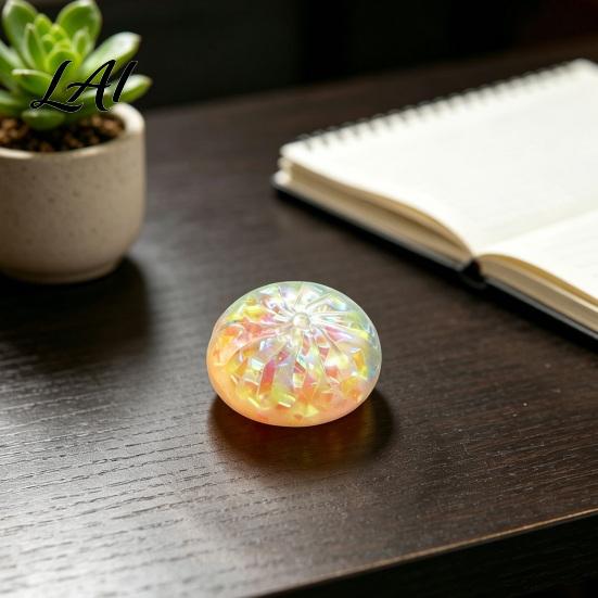 Kids Stress Relief Toy Glitter Dumpling Squeeze with Steamer Box Dough TPR Ball Fidget Toy Soft Simulated Steamed Bun Sensory