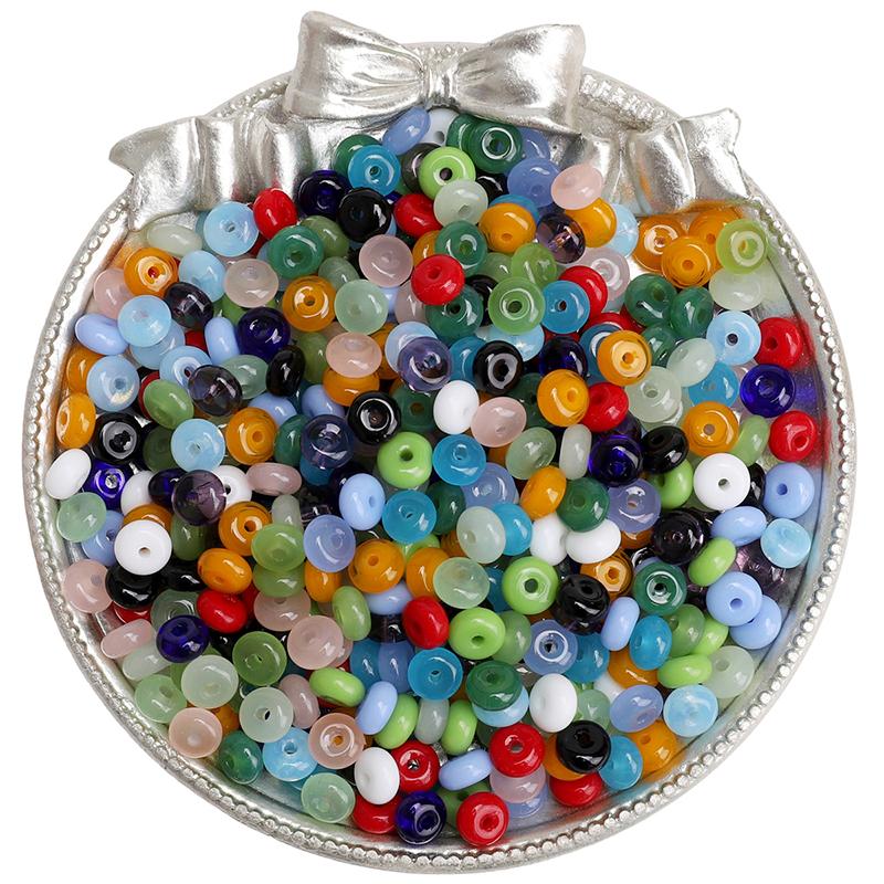 50 шт. Хрустальные чешские стеклянные бусины Абакус, бусины-семена для серег, браслетов, изготовления DIY ювелирных изделий, ремесленных аксессуаров