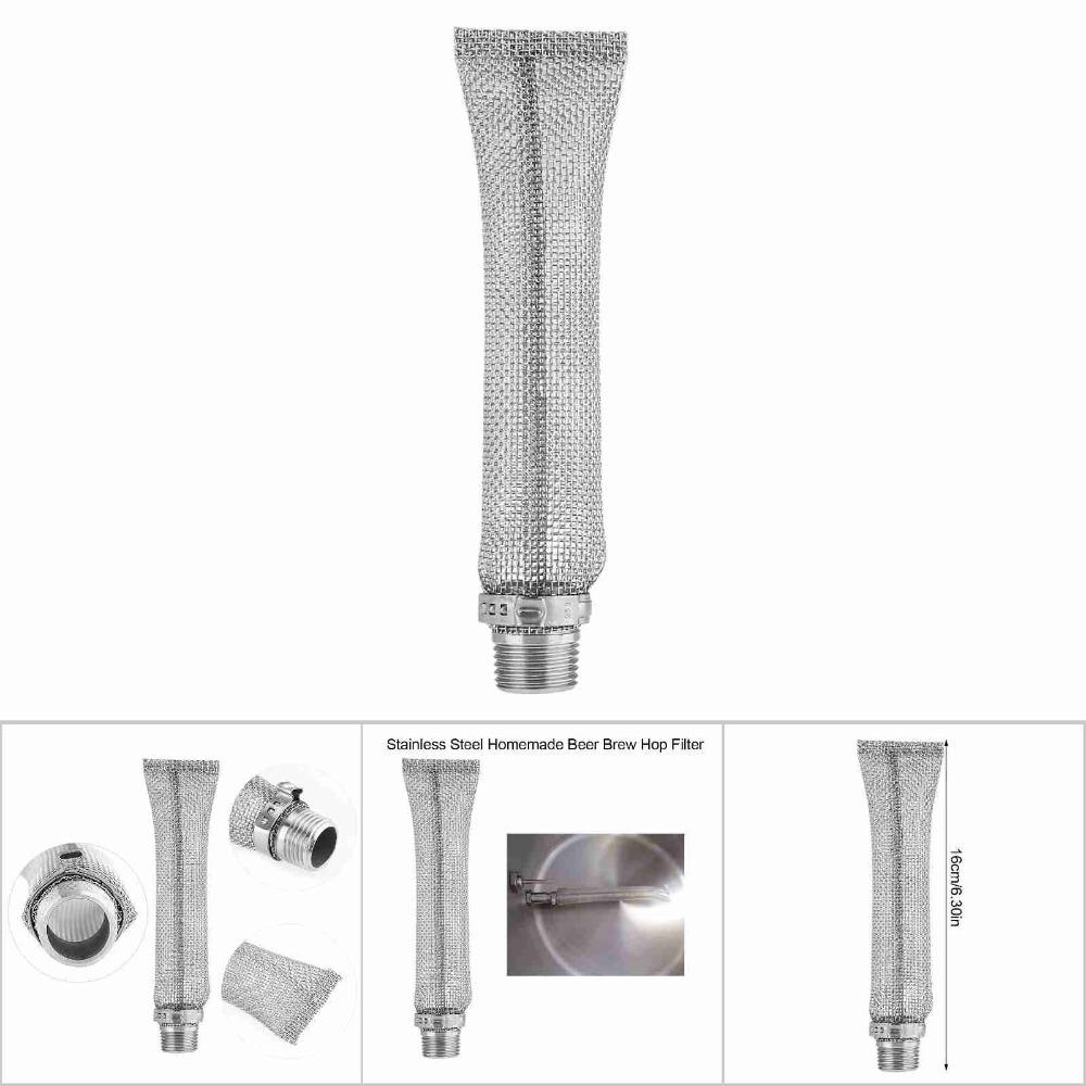 Mesh Filter Beer Brew Filter 1/2in NPT Home Brewing Filter For Kettle Mash Tun