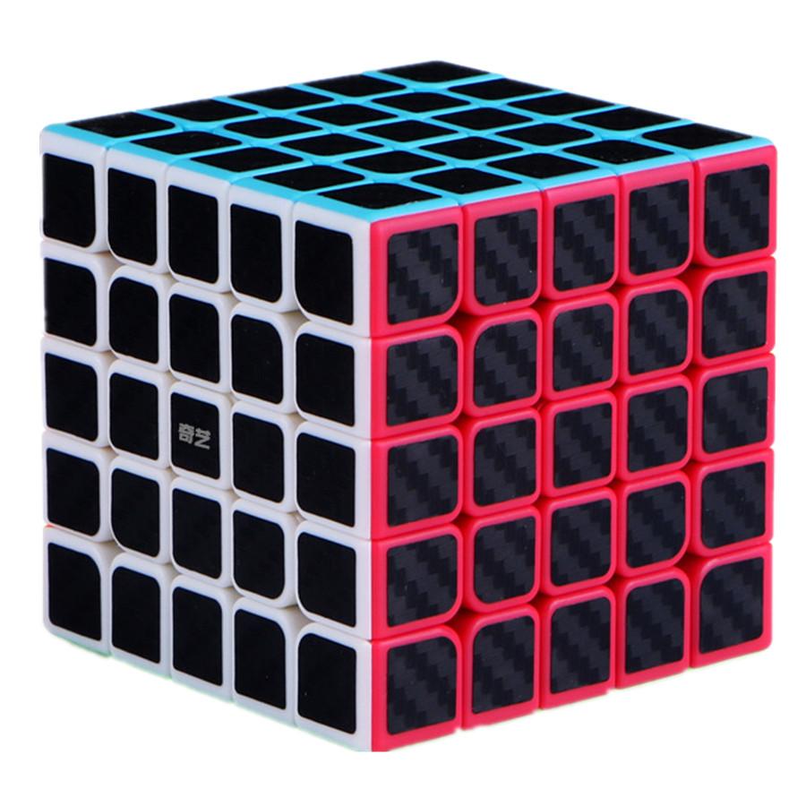 QIYI Cube 2x2 3x3 4x4 5x5 Пирамида Кленовый лист Наклейка из углеродного волокна Speed Magic Cubo Puzzle Toys For Children Kids Gift Toys