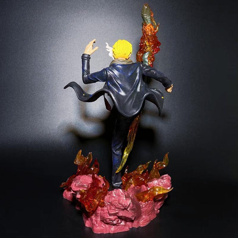 34 см Аниме Фигурка One Piece Дьявольские Ноги Санджи Фигурки ПВХ GK Статуя Фигурка Действия Модель Статуя Коллекция Украшение Игрушки Подарок