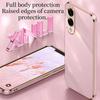 XINLI For Samsung Galaxy S25 Edge Case TPU Phone Cover with Electroplating Frame