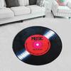 Круглая пластинка с принтом, мягкий напольный коврик, ковер, украшение для дома, спальни