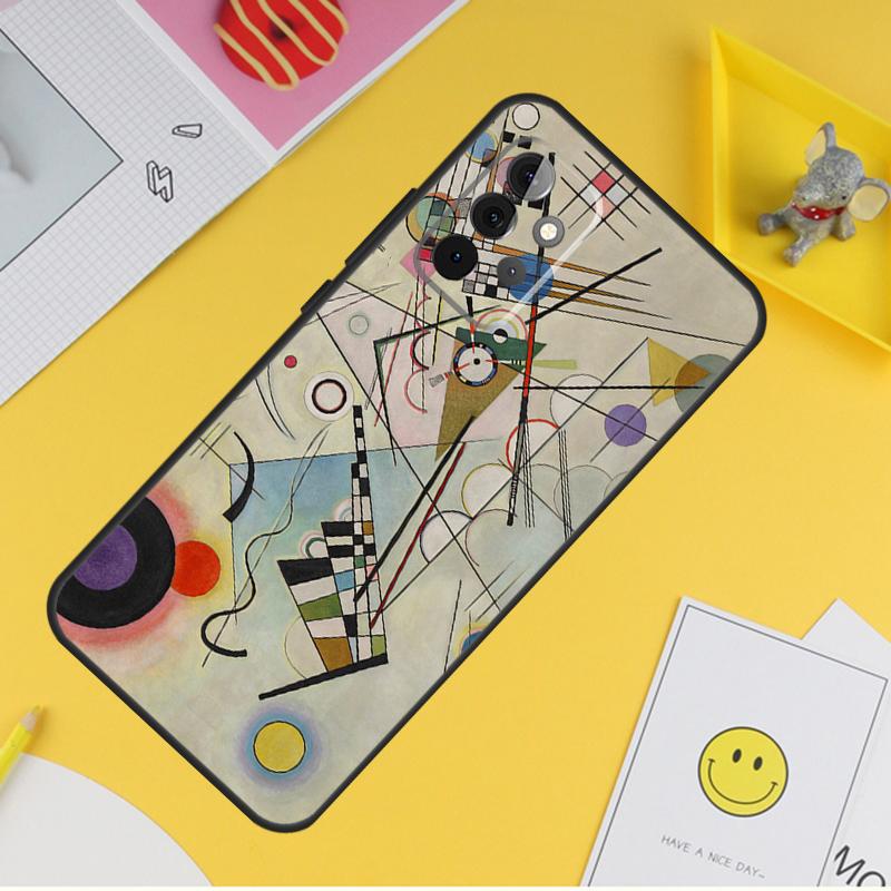 Василий Кандинский абстрактный чехол для Samsung Galaxy A55 A35 A25 A15 A51 A71 A12 A32 A52 A13 A33 A53 A14 A34 A54 Coque
