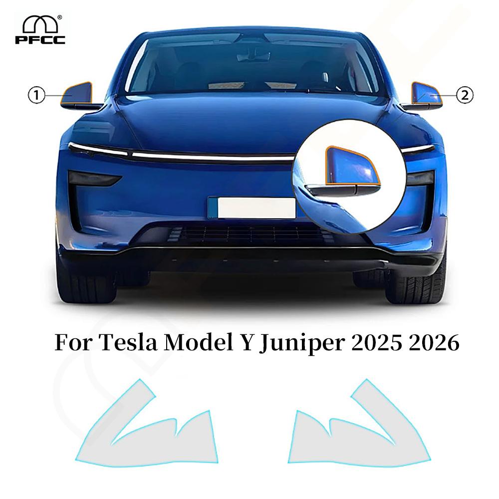 Pre-cut PPF For Tesla Model Y Juniper 2025 2026 Headlight Rearview Front Bumper TPU Protection Film Clear Bra Anti-scratch Kit