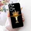 Для Vivo Y05 Y11d 2026 Модный чехол для телефона с буквой и короной Для Vivo Y11D Y05 4G Мягкие силиконовые TPU чехлы