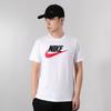 Nike Спортивная футболка с коротким рукавом с логотипом, мужские топы, белые DX1986-101