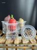 Transparent Plastic Hydroponic Planting Cylinder for Garlic, Potatoes, Beans, and Vegetables