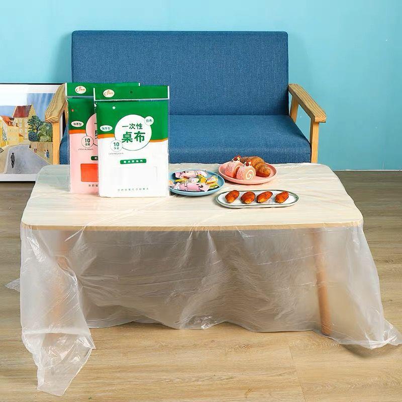 Tablecloth disposable tablecloth thickened commercial home hotel restaurant tablecloth round table square table camping square tablecloth