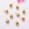 50 шт. 18-каратный золотой пакет, сохранение цвета, 8 мм, браслет-колокольчик, аксессуары для браслета, сделай сам, бисерные украшения ручной работы, аксессуары, маленькая капелька