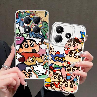 Case for Xiaomi Redmi Note 14 Pro Plus 9 10 13C 11S 14C 11 12 12S 10S Note 13 A4 Soft Phone Cover S-Shin-Chan Shinnosukes