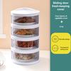 Insulated Vegetable Cover Multi-layer Stackable Food Box Anti-fly Dust-proof Heat Preservation Kitchen Supplies Picnic BBQ Helper