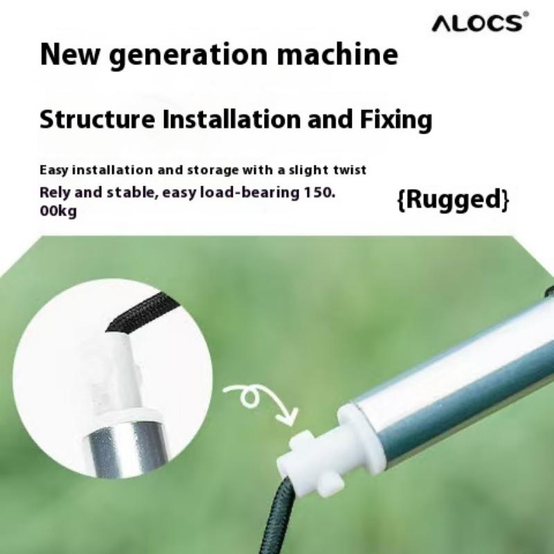 ALOCS Складная треккинговая палка, легкая треккинговая палка, треккинговая палка из алюминиевого сплава, переносная треккинговая палка, эргономичная ручка, треккинговая палка