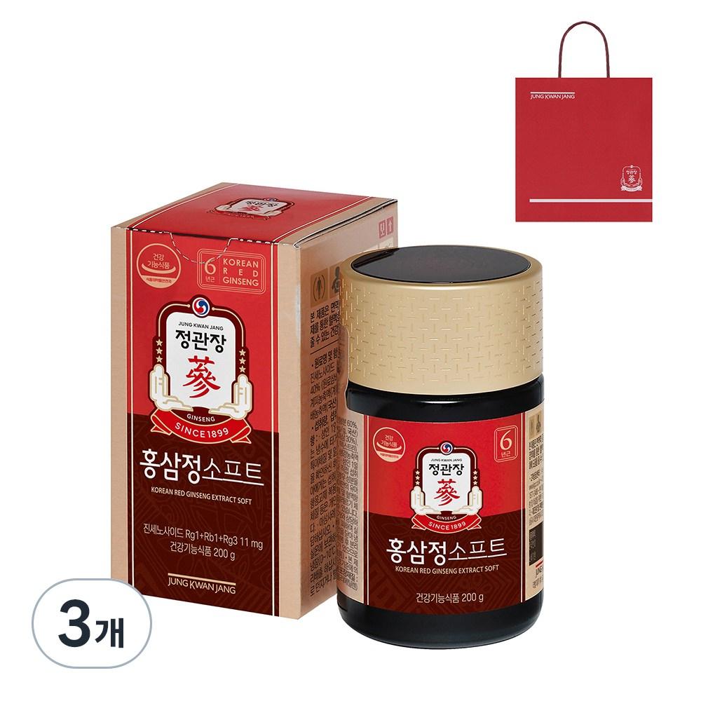 Red Ginseng Extract Soft 200g 3 pcs