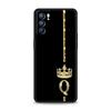 Чехол для Oppo Find X6 Pro X5 A54 A53 A52 A9 A15 A95 A17 A16 A76 A74 A57 A31 Reno8 Reno7 Reno6 Pro 5G, чехол с короной и буквами