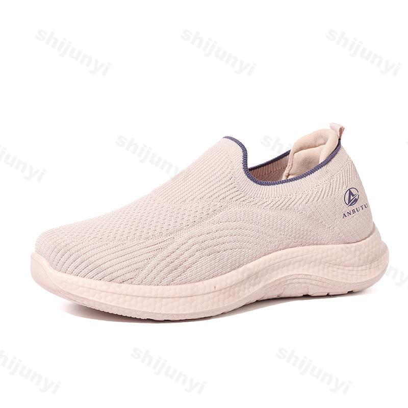 Модные парные летние новые дышащие спортивные кроссовки с сеткой Fly Weave, женские модные удобные лоферы, мужские слипоны