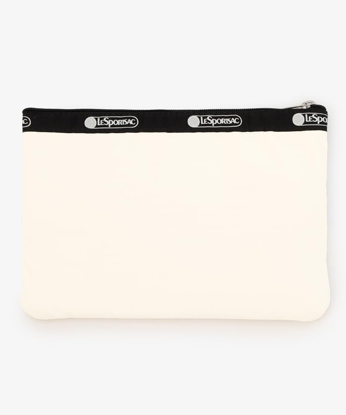 Pouch 3ZIP Spectator [LeSportsac] [Official] COSMETIC/7158 Sandbar/Black