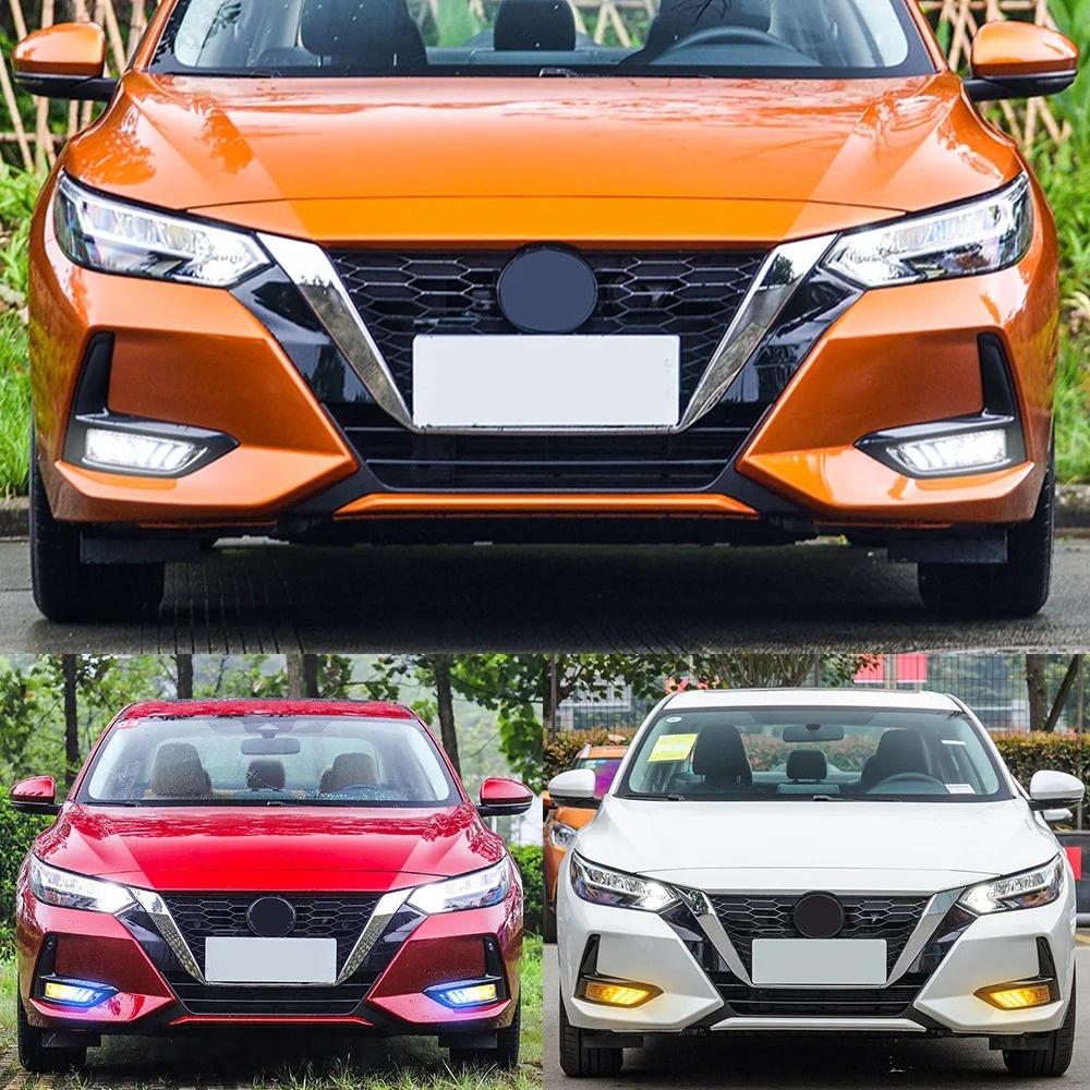 2PCS LED Daytime Running Light DRL Lamp For Nissan Qashqai 19-21 Sentra 2020-21