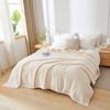 Fluffy Warm Blanket Solid Color Conditioning Quilt New Throw Blanket  Home Office