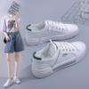 Модные белые туфли Женская повседневная обувь Кроссовки на шнуровке из сетки Плоская обувь Женская спортивная обувь для бега Кроссовки для ходьбы Zapatillas De Deporte