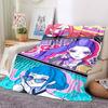 1pc K Pop, Demon Hunter Soft Comfortable Blanket Digital Print, All Season Multipurpose Knit Fabric Bedding, Office, Sofa Home Decor Blanket