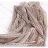 Korean Lace Patchwork Cotton and Linen Scarf Women's Linen Versatile Styles Thin and Long Winter Solid Color Silk Shawl