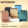 Refillable Loose-Leaf Notebook 3-Ring Binder Notepad Mini Pocket Journal  Students