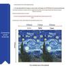 Персональный масляный живописный твердый дорожный дневник: Блокнот с рисунками Моне и Ван Гога