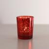 Mercury Candlestick Cup Desktop Ornament Candle Holder Glass Tea Light  Home Decor