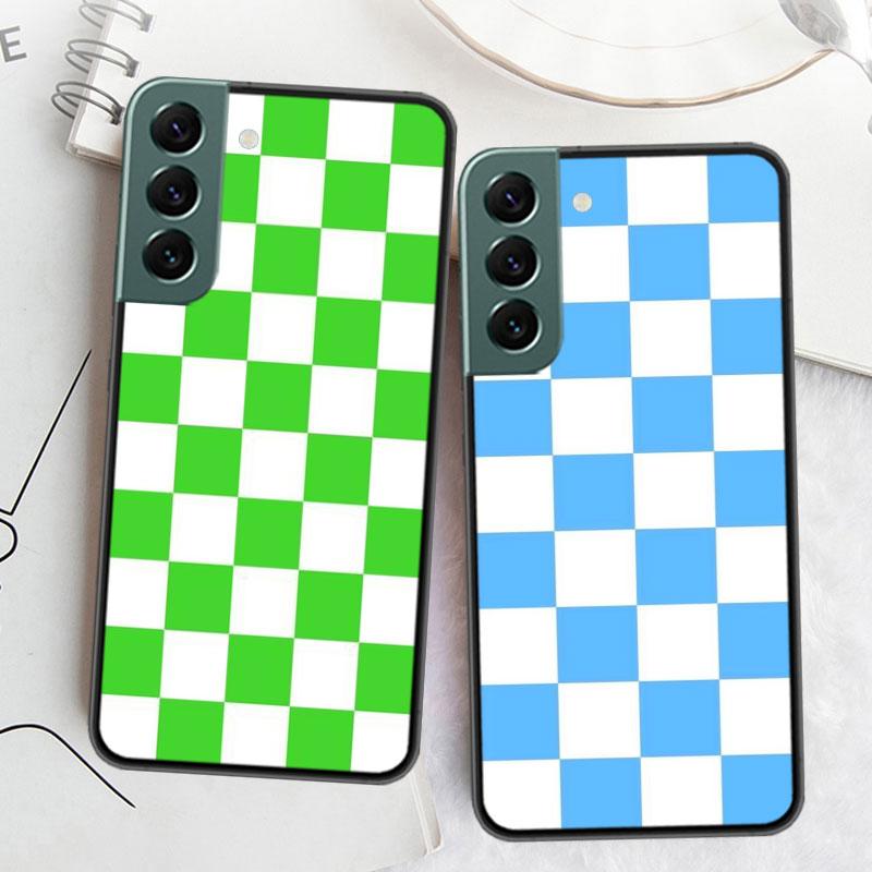 Ретро Классическая Шахматная Доска Сетка Чехол для Телефона Для Samsung Galaxy S22 S25 Ultra S21 S10 Plus S26 Edge S20 S23 S24 FE Чехол Силикон