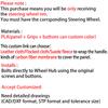 Thickened Custom Steering Wheel Mod for Logitech G29 G920 Racing Steering Wheel Sim kits Game Panel Replacement Adapter