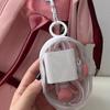Прозрачная сумка для хранения, брелок для ключей, дорожный портативный кабель для передачи данных, наушники, многофункциональная петля для ключей, мини-сумка для кукол