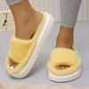 Женские тапочки из утолщенного пуха, домашние тапочки на плоской подошве, удобные теплые пушистые туфли для женщин, модные шлепанцы для женщин, Zapatos De Mujer