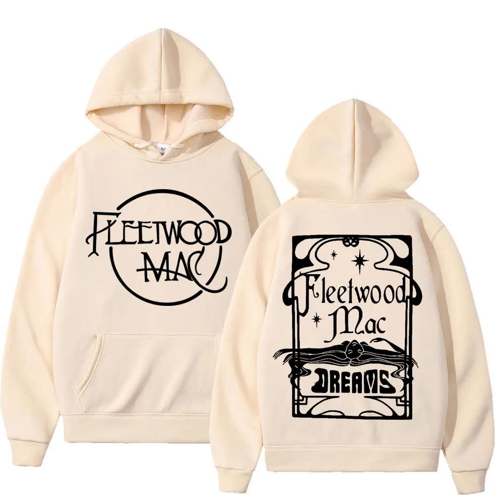 Осень Зима Рок-группа Fleetwood Mac Тур Принтованное Худи Мужское и Женское Модное Худи Спортивная одежда Повседневное Худи