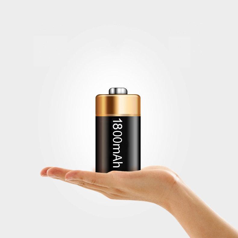 Wireless LED Reading Lamp with Clip and Micro USB Cable, Black – Hurtel Brand