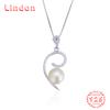 Линдон Стерлингового Серебра 925 Классическое Женское Ожерелье Кулон Циркон Модный Подарок
