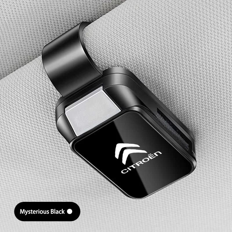 Автомобильный солнцезащитный козырек Держатель для очков Зажим для солнцезащитных очков Для Citroen C4 C3 C2 C1 C5 DS3 Berlingo Xsara Grand Picasso Jumper